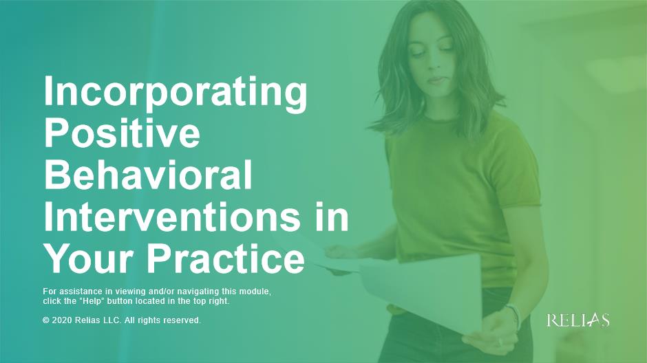 Incorporating Positive Behavioral Interventions in Your Practice ...