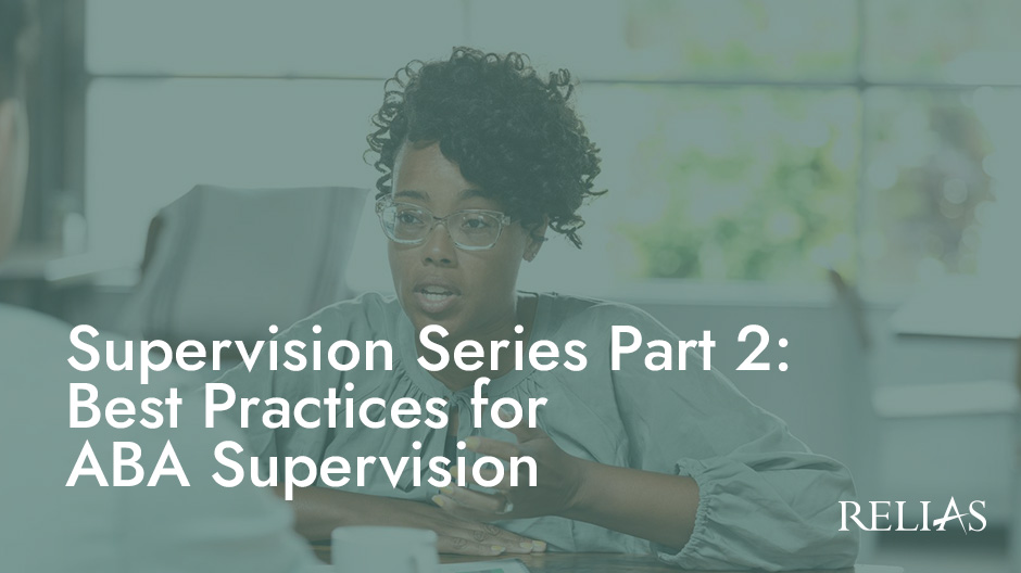 Supervision Series Part 2: Best Practices for ABA Supervision Course Logo