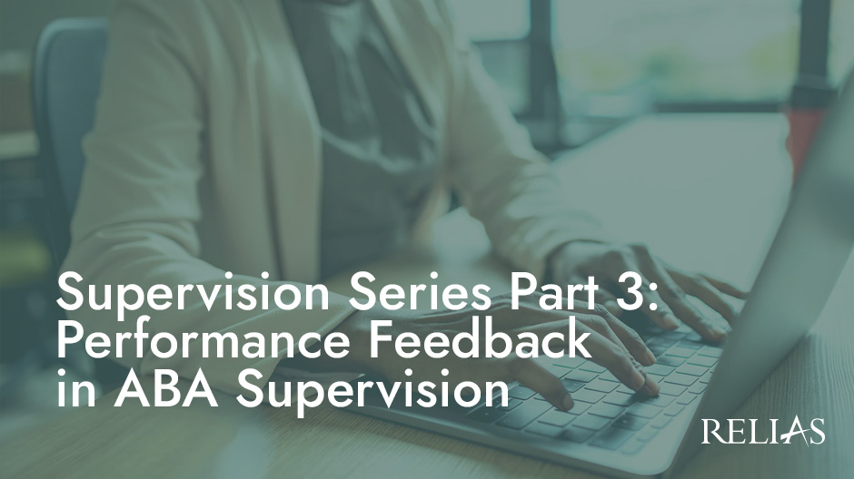 Supervision Series Part 3: Performance Feedback in ABA Supervision Course Logo