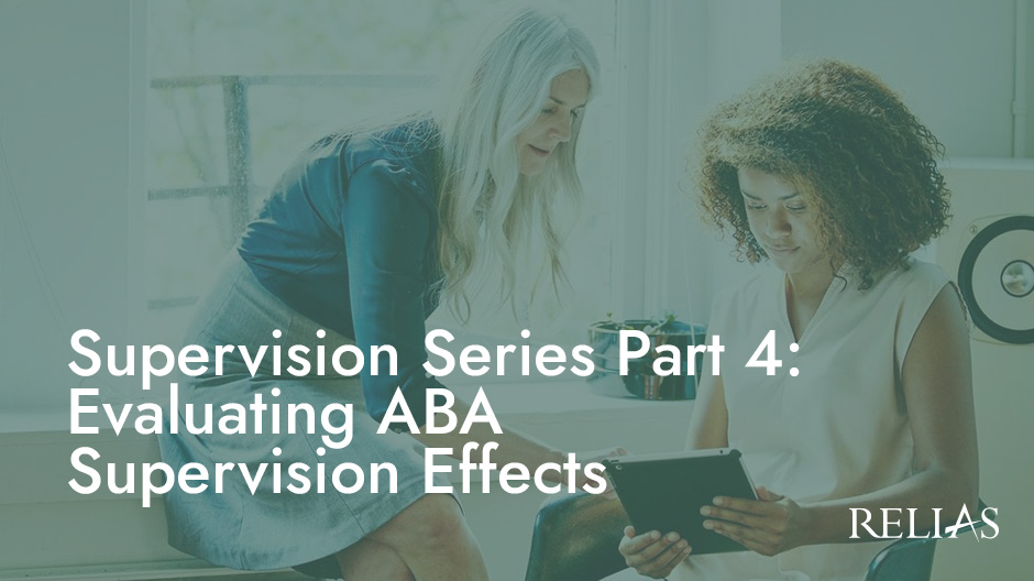 Supervision Series Part 4: Evaluating ABA Supervision Effects Course Logo