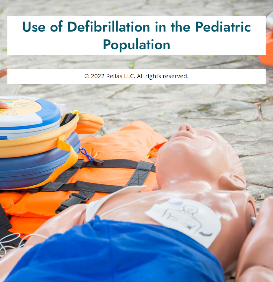 Use of Defibrillation in the Pediatric Population