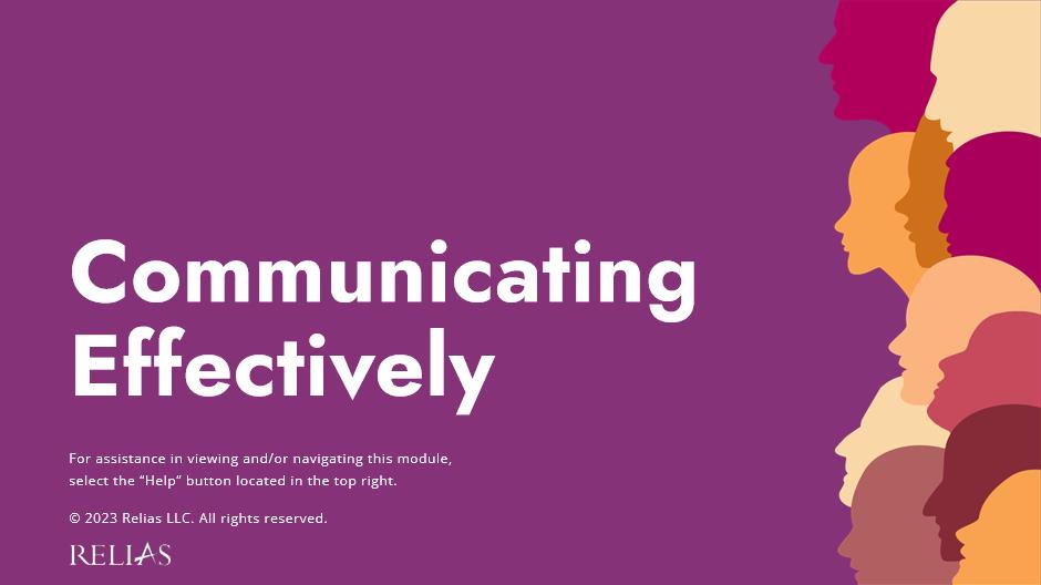 Communicating Effectively Course Logo