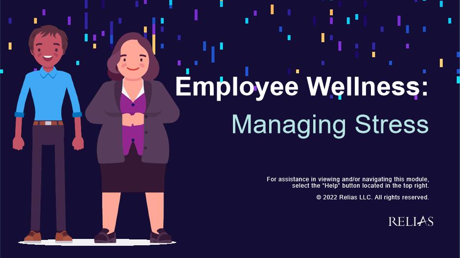 Employee Wellness: Managing Stress Course Logo