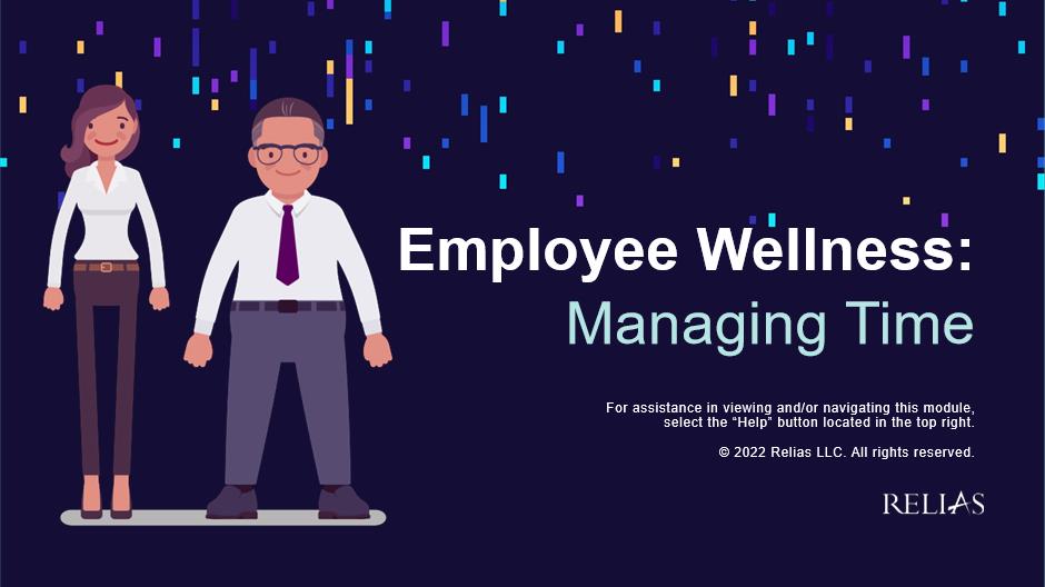 Employee Wellness: Managing Time Course Logo