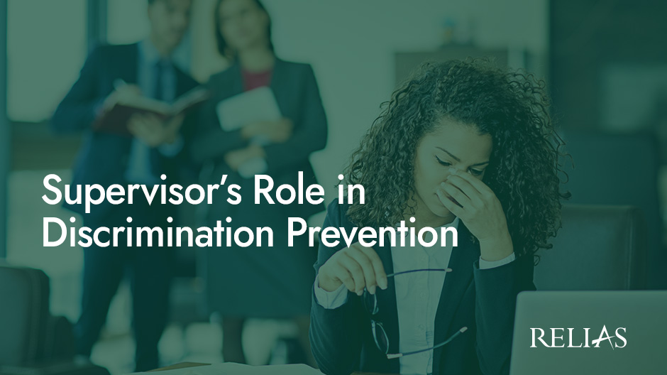 Supervisor's Role in Discrimination Prevention Course Logo