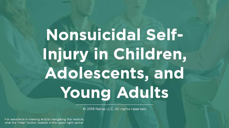 Nonsuicidal Self-Injury In Children, Adolescents, And Young Adults ...