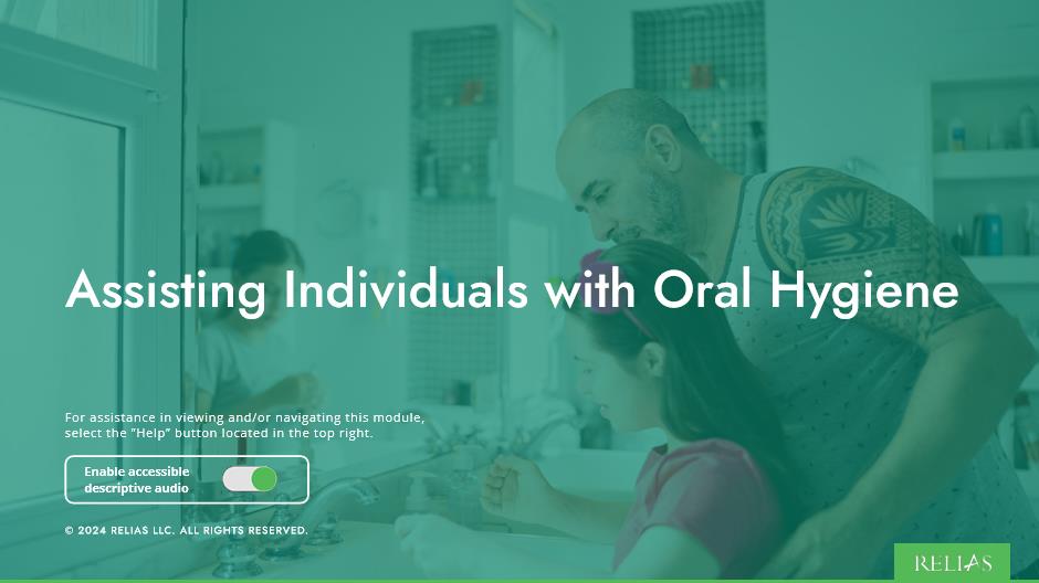 Assisting Individuals with Oral Hygiene Course Logo