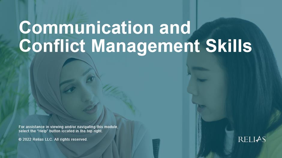Communication and Conflict Management Skills Course Logo