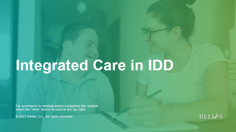 Integrated Care in IDD Course Logo