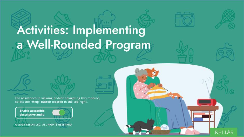 Activities: Implementing a Well-Rounded Program Course Logo