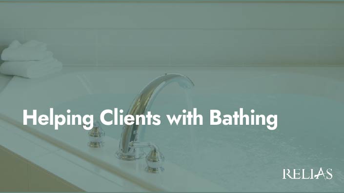 Helping Clients with Bathing Course Logo