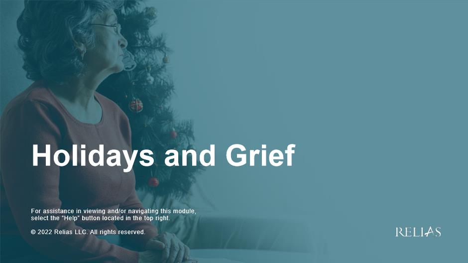 Holidays and Grief Course Logo