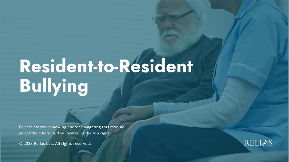 Resident-to-Resident Bullying Course Logo