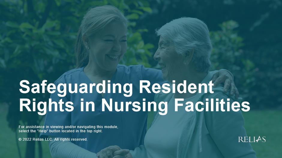 Safeguarding Resident Rights in Nursing Facilities Course Logo