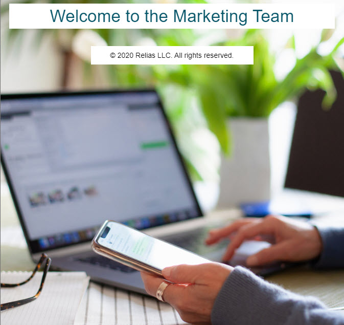 Welcome to the Marketing Team Course Logo