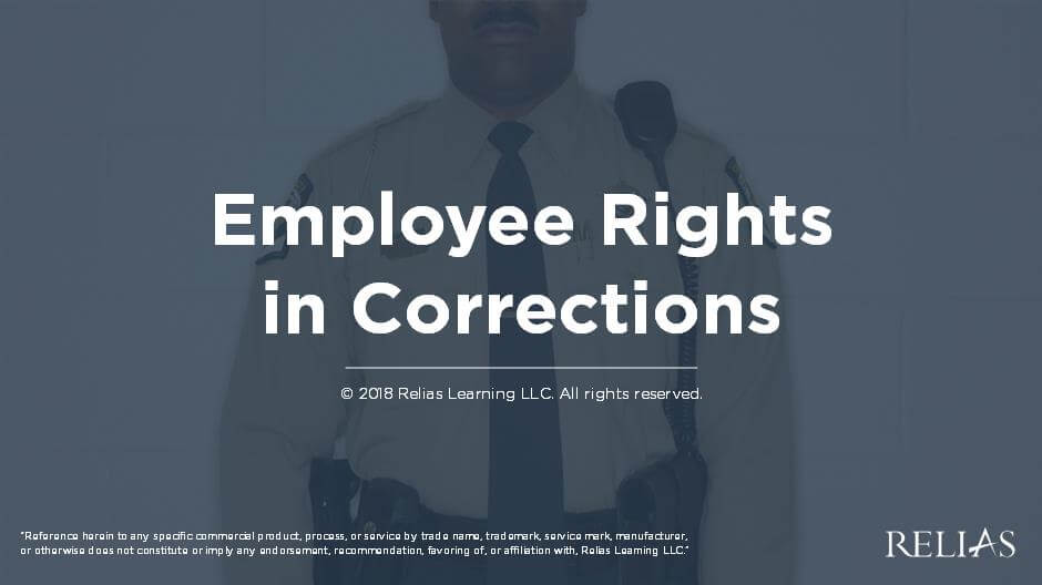Employee Rights in Corrections Course Logo