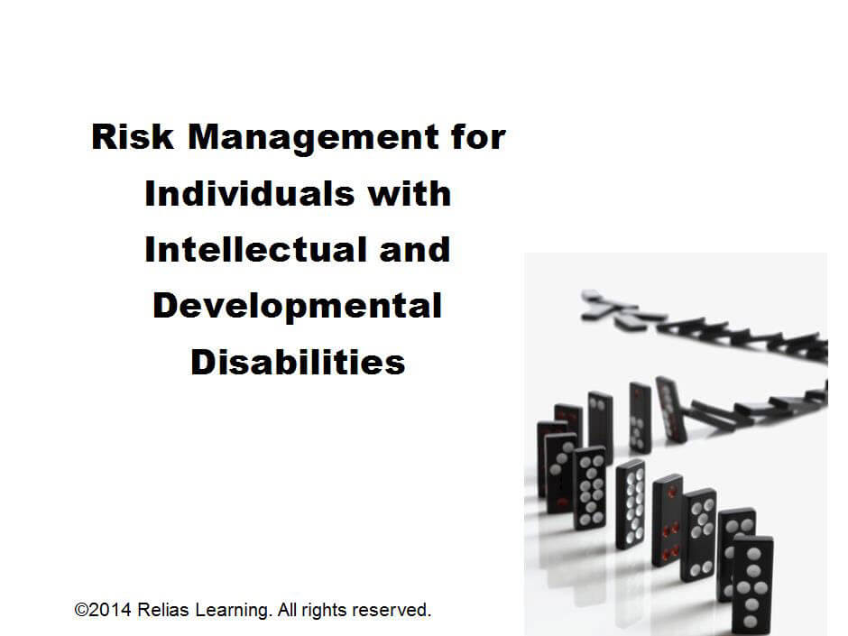 Risk Management For Individuals With Idd Relias Academy