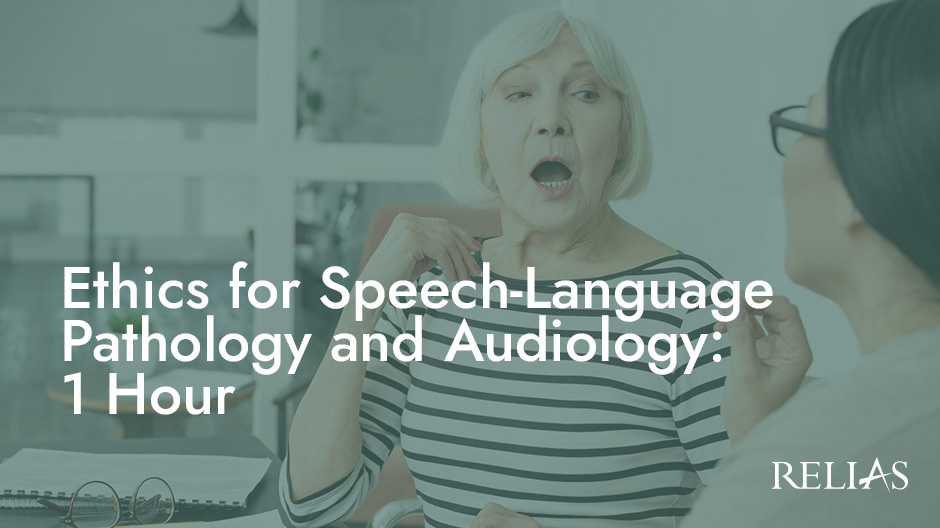 Ethics for Speech-Language Pathology and Audiology: 1 Hour Course Logo
