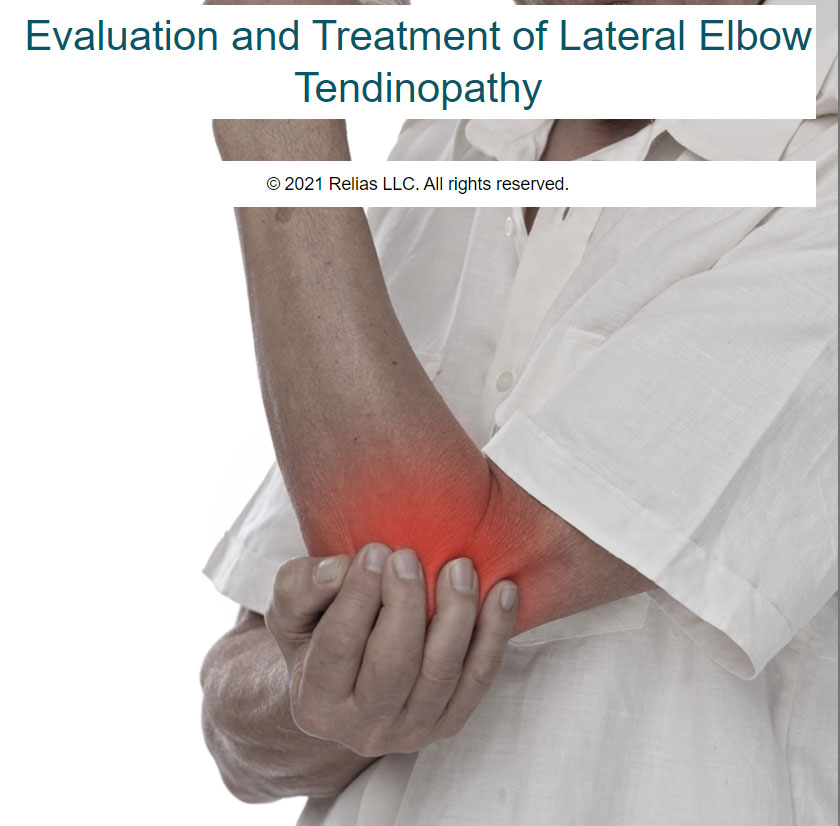 Evaluation and Treatment of Lateral Elbow Tendinopathy Course Logo