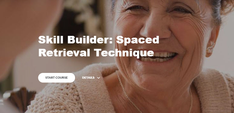 Skill Builder: Spaced Retrieval Technique Course Logo