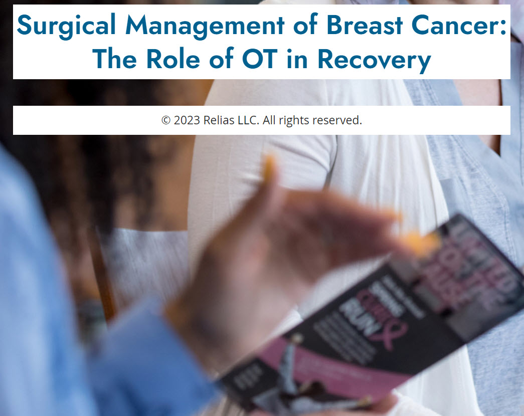Surgical Management of Breast Cancer: The Role of OT in Recovery Course Logo