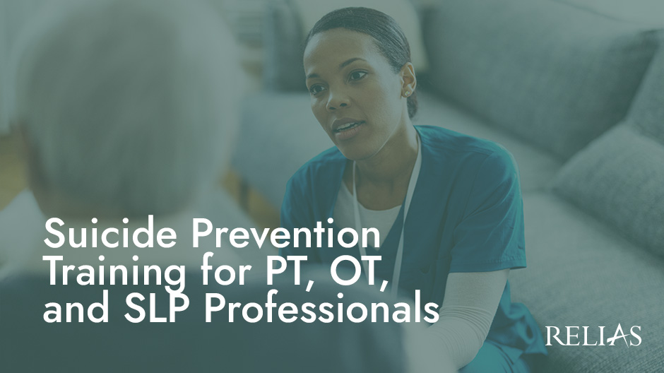 Suicide Prevention Training for PT, OT, and SLP Professionals Course Logo