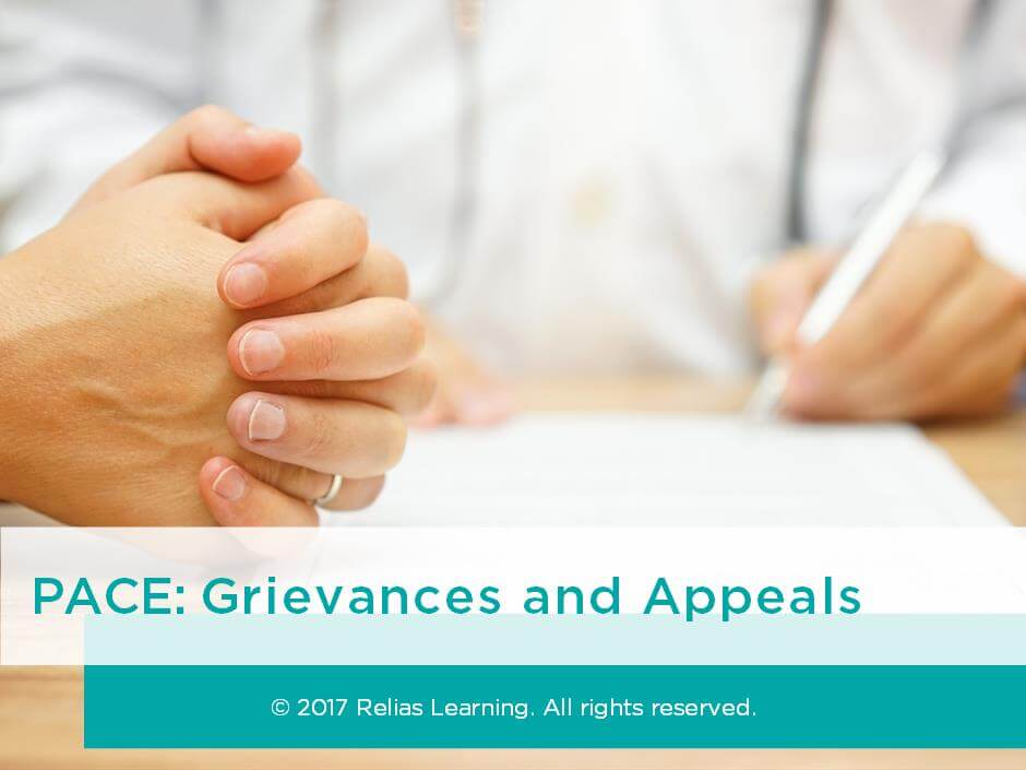 PACE: Grievances and Appeals